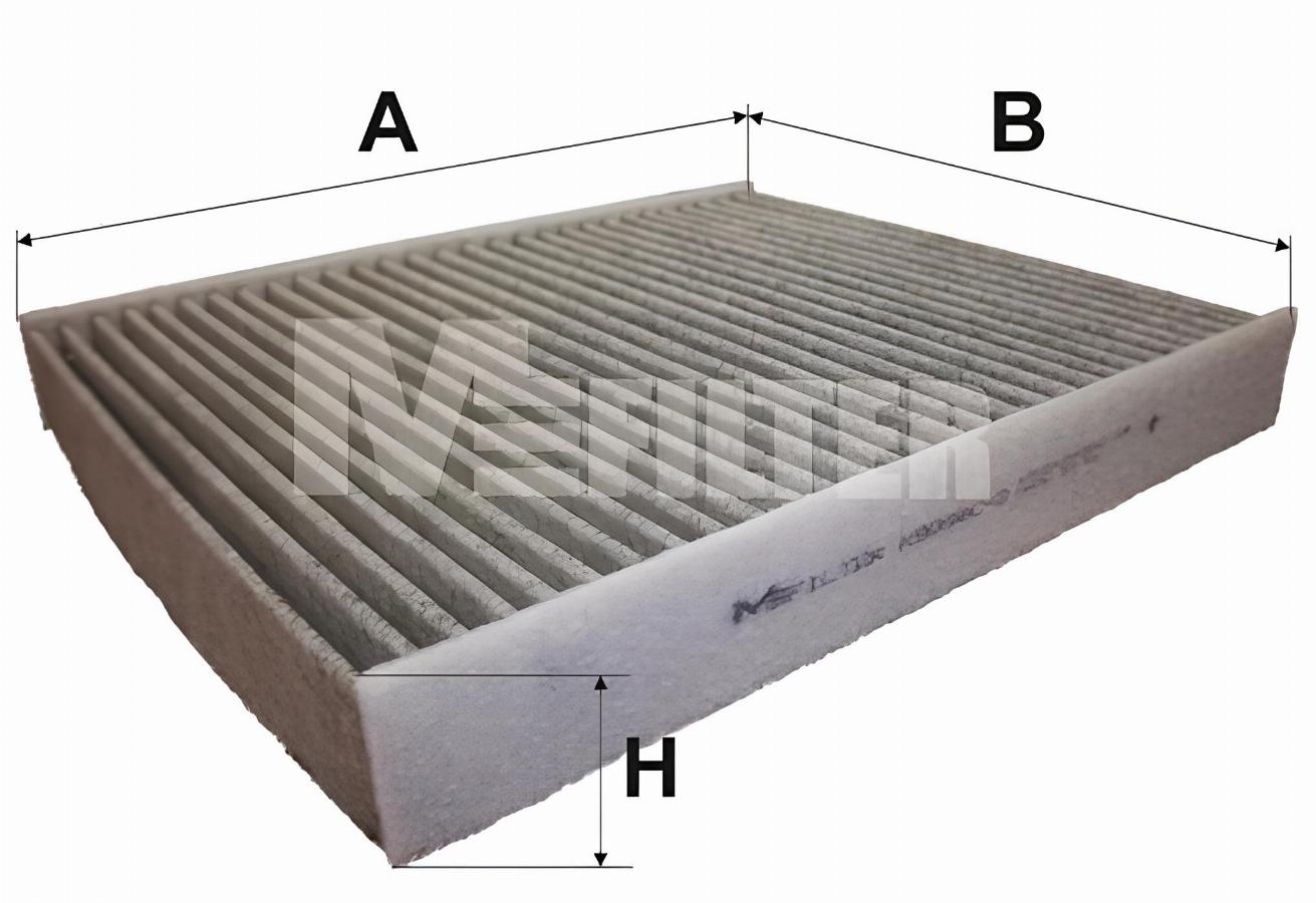 Фильтр салона к-т угольный BMW 5/7 08-> K9094C2