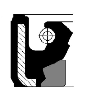 Сальник 26*38*8 рулевой рейки HNBR MB 01030113B