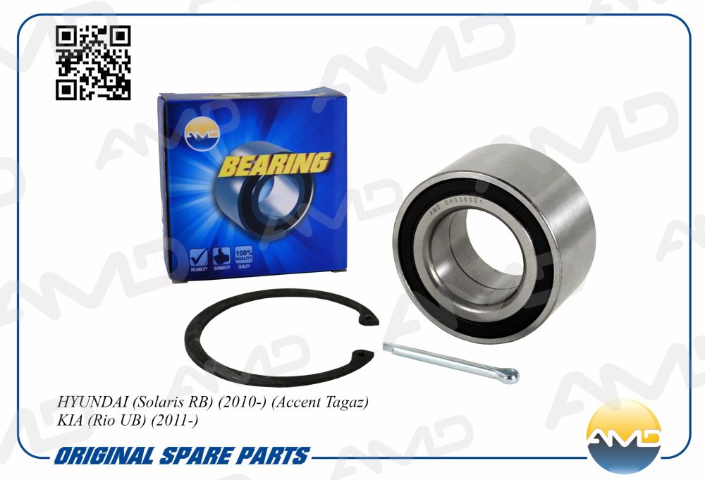 Подшипник ступицы передней Hyundai Accent 00> AMDGH038021