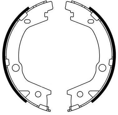 Колодки тормозные барабанные задние Hyundai Matrix 1.6/1.5CRDi 01-08/Sonata 3.3 05> FT1106