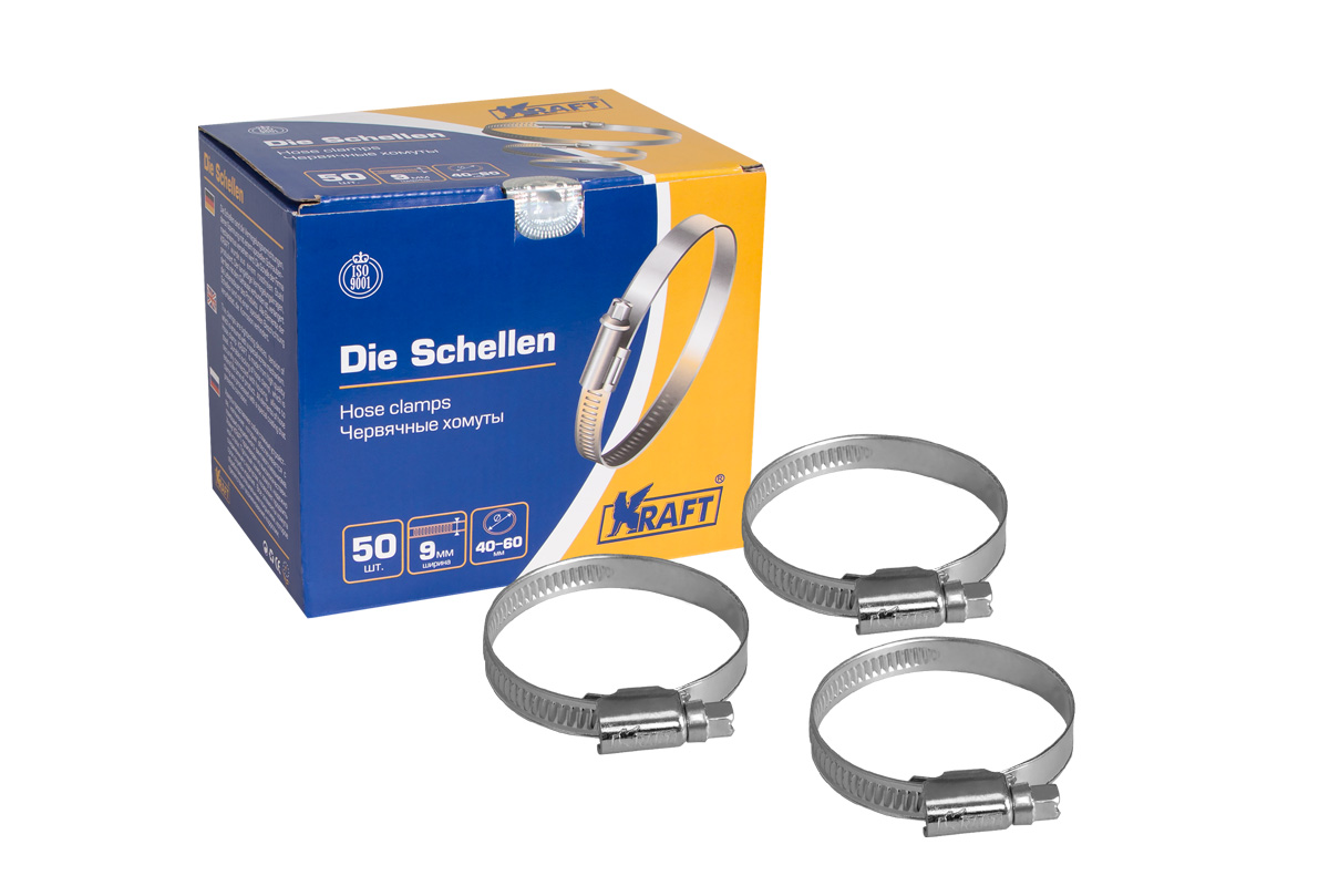 Хомут 40-60 мм OBERKRAFT KT880208