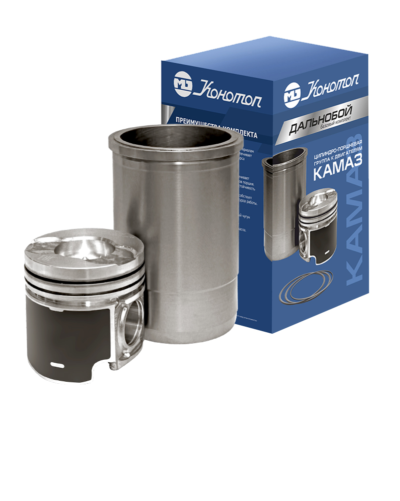 Поршнекомплект гильза, поршень, упл.кольца КАМАЗ ЕВРО-0 740-1000101АК