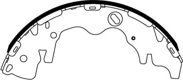 Колодки тормозные барабанные задние Hyundai H1/Grand Starex FT1003