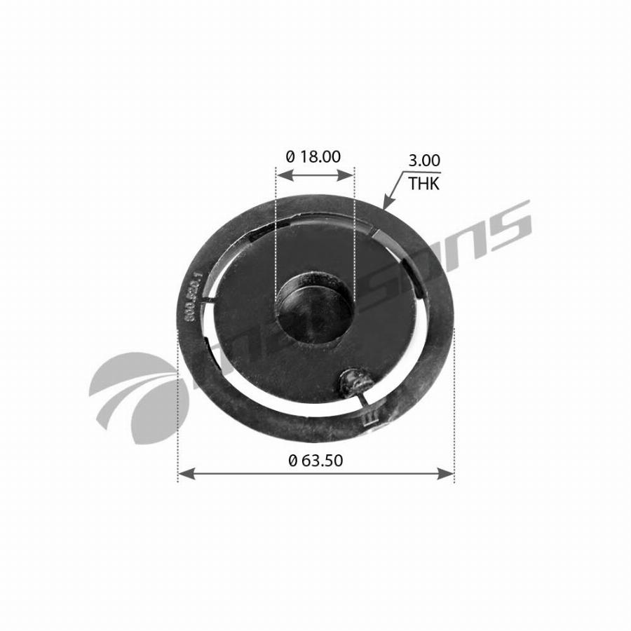 Защита пальца рессоры RVI Premium/Magnum 800.520.1