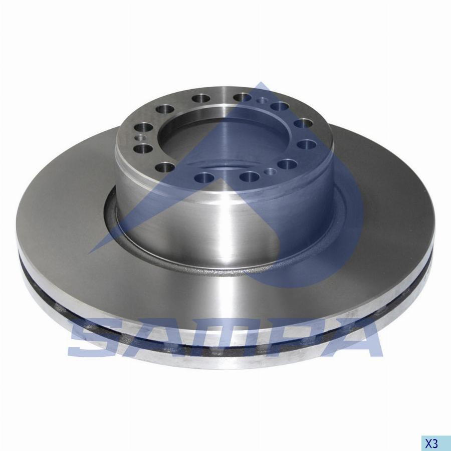 Диск тормозной 430*45*131 SAF SKRS9022 075.118