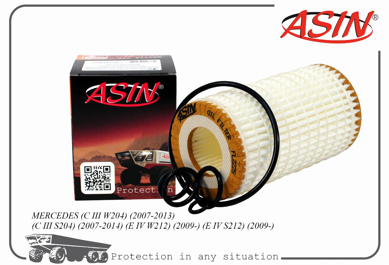 Фильтр масляный MB Sprinter OM611 ASINFL2225