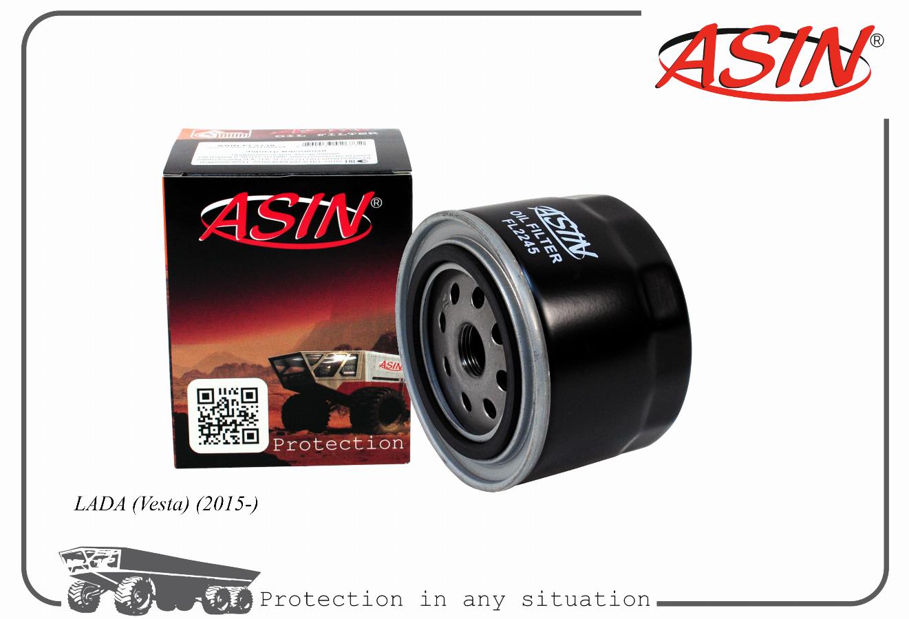 Фильтр масляный ВАЗ 2108-15/2170/Ford Sierra ASINFL2245