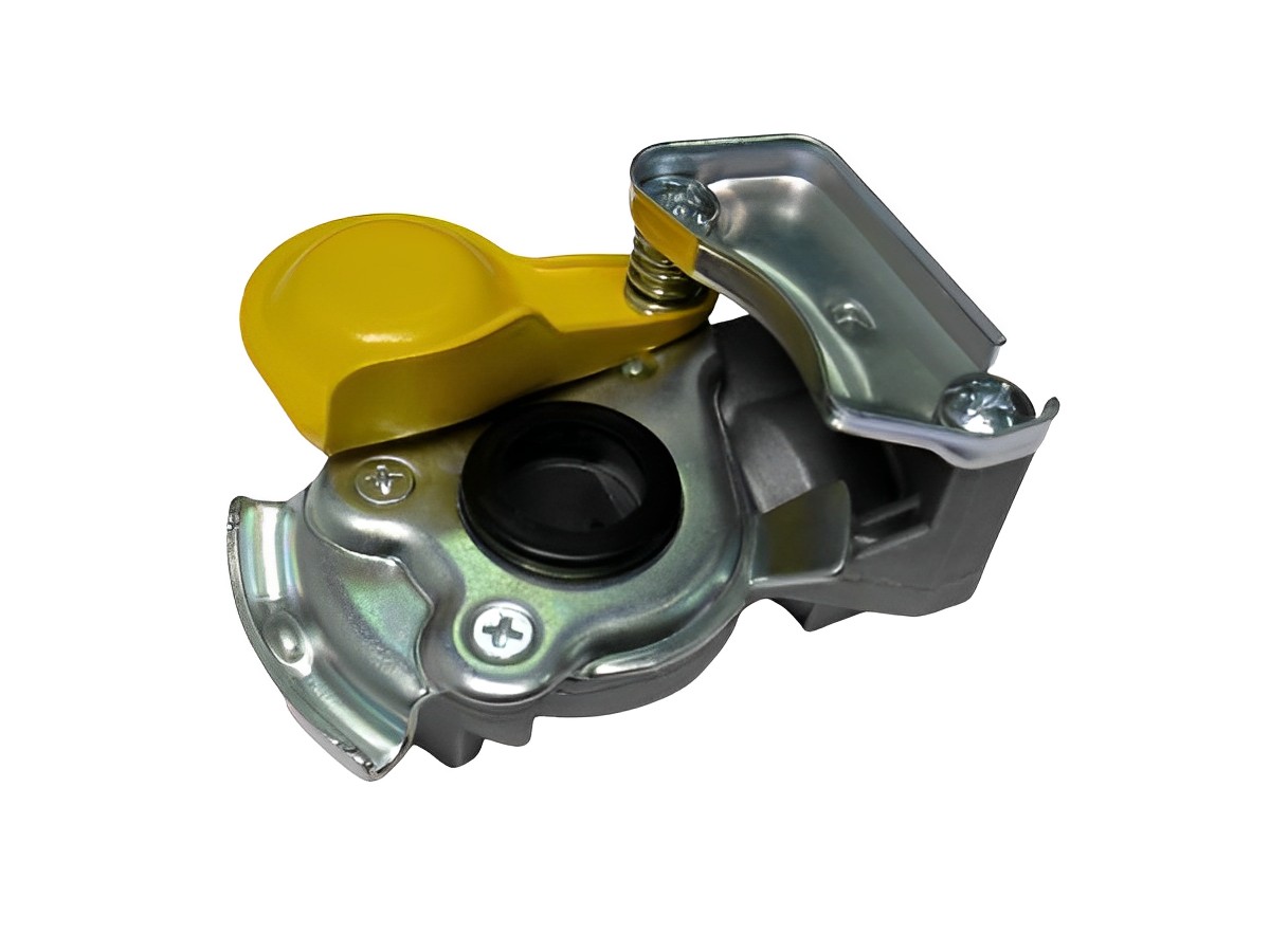 Головка соединительная M22*1.5 без клапана желтая 095.008-01