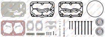 Р/к компрессора полный (прокладки,клапана,болты.заглушки) DAF RK.01.161.05