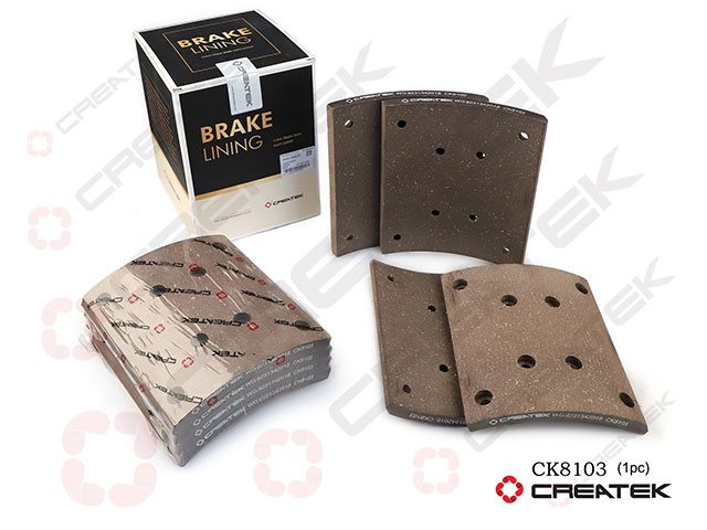 Накладка тормозная задняя 202*220 8 отв. HOWO 2009 CK8103