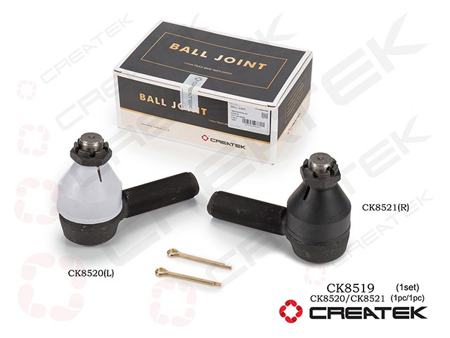 Наконечник рулевой тяги левый+правый M36 D=24/27 HOWO/SHAANXI CK8519