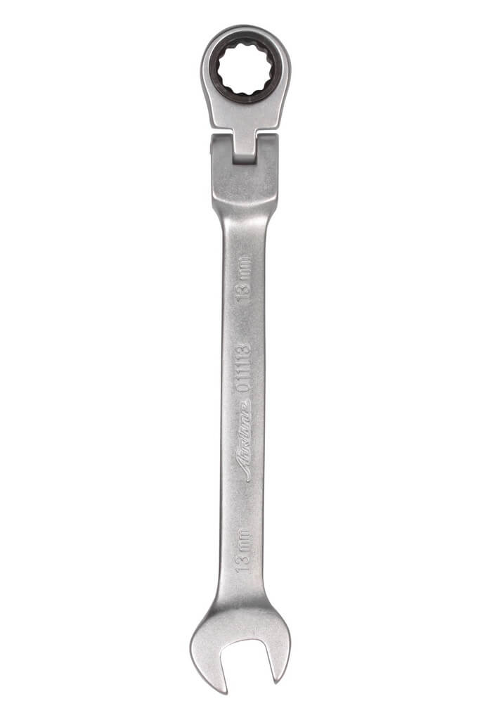 Ключ комбинированный трещоточный шарнирный 13мм AT-RFS-06