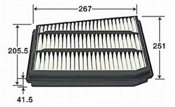 Фильтр воздушный Honda Legend 3.5 i 24V 96-04 A871J