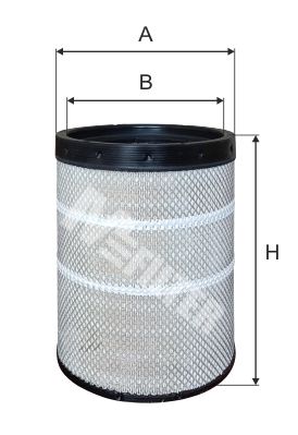 Фильтр воздушный основной Higer-6119/Golden Dragon XML6125/Volgabus 5720.GH A895