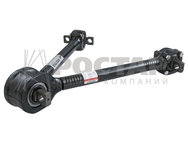 Штанга реактивная V-образная L=627*152/130*d25/d25 передняя FAW 1517-2919012-10