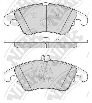Колодки тормозные дисковые передние MB W2043.2/3.5 07> PN0395