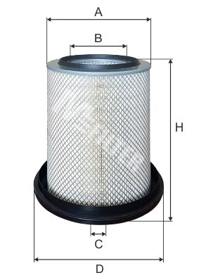 Фильтр воздушный MAN/MB/Renault/Scania/Volvo A587