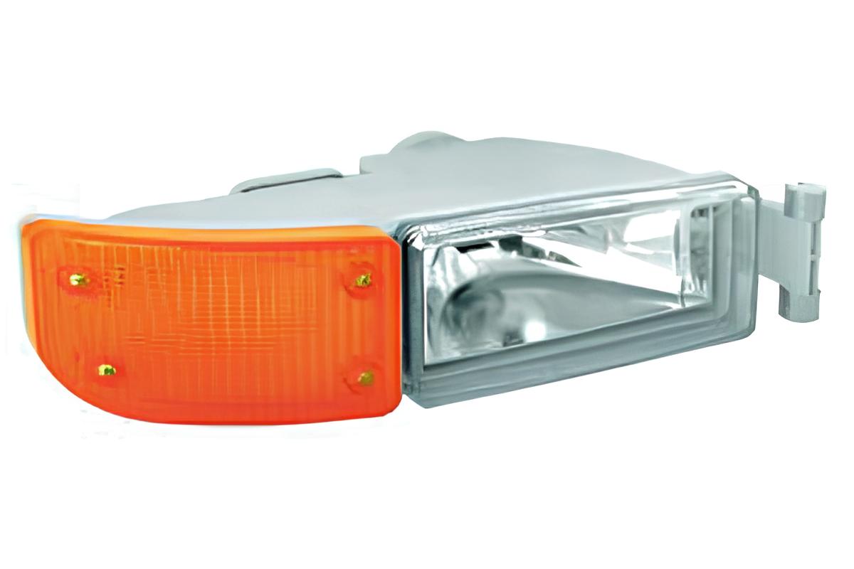 Фара п/т правая с желтым указателем поворота MAN/Sitrak C7H/Howo T5G TD0157012YR