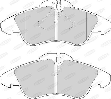 Колодки дискового тормоза передние MB Sprinter/VW LT 2157619004045073