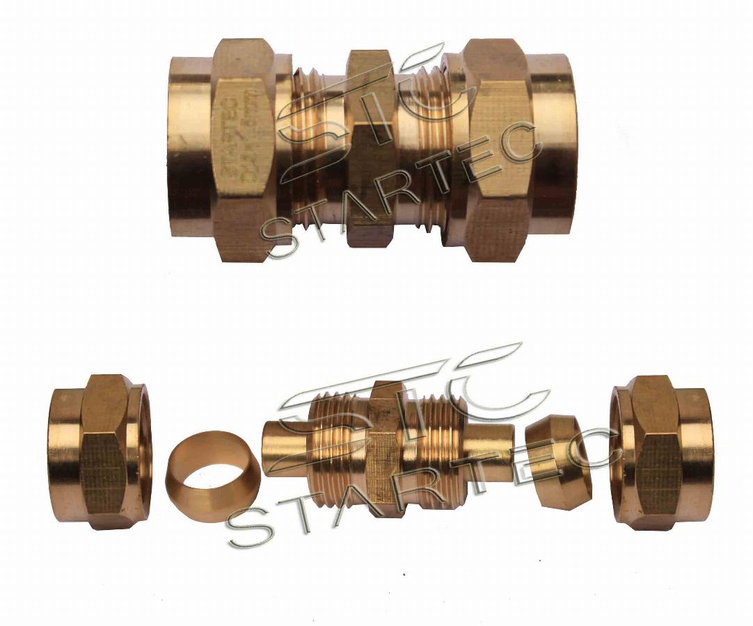 Фитинг прямой d10/10 MPUC латунь разборный INF.11.CUC10