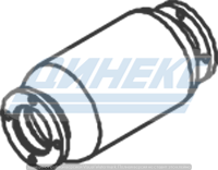 Глушитель с катализатором 5L 40315