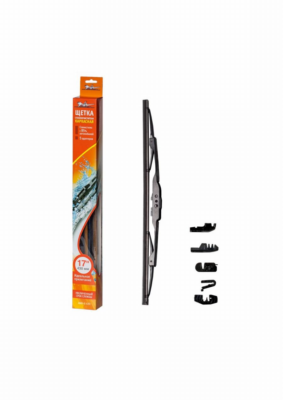 Щетка стеклоочистителя 430 1 адаптер AWB-K-430