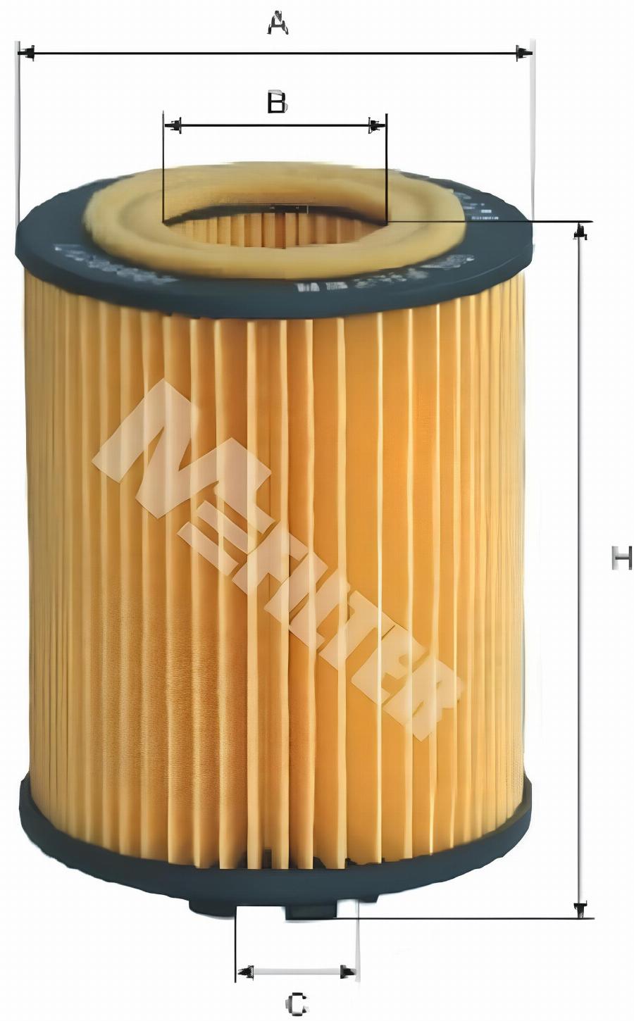 Фильтр масляный Opel Astra G/Corsa B/C 1.0/1.2 & 12V/16V 96> TE616