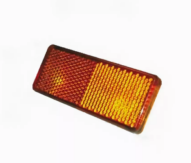 Световозвращатель прямоугольный желтый 3012.3731