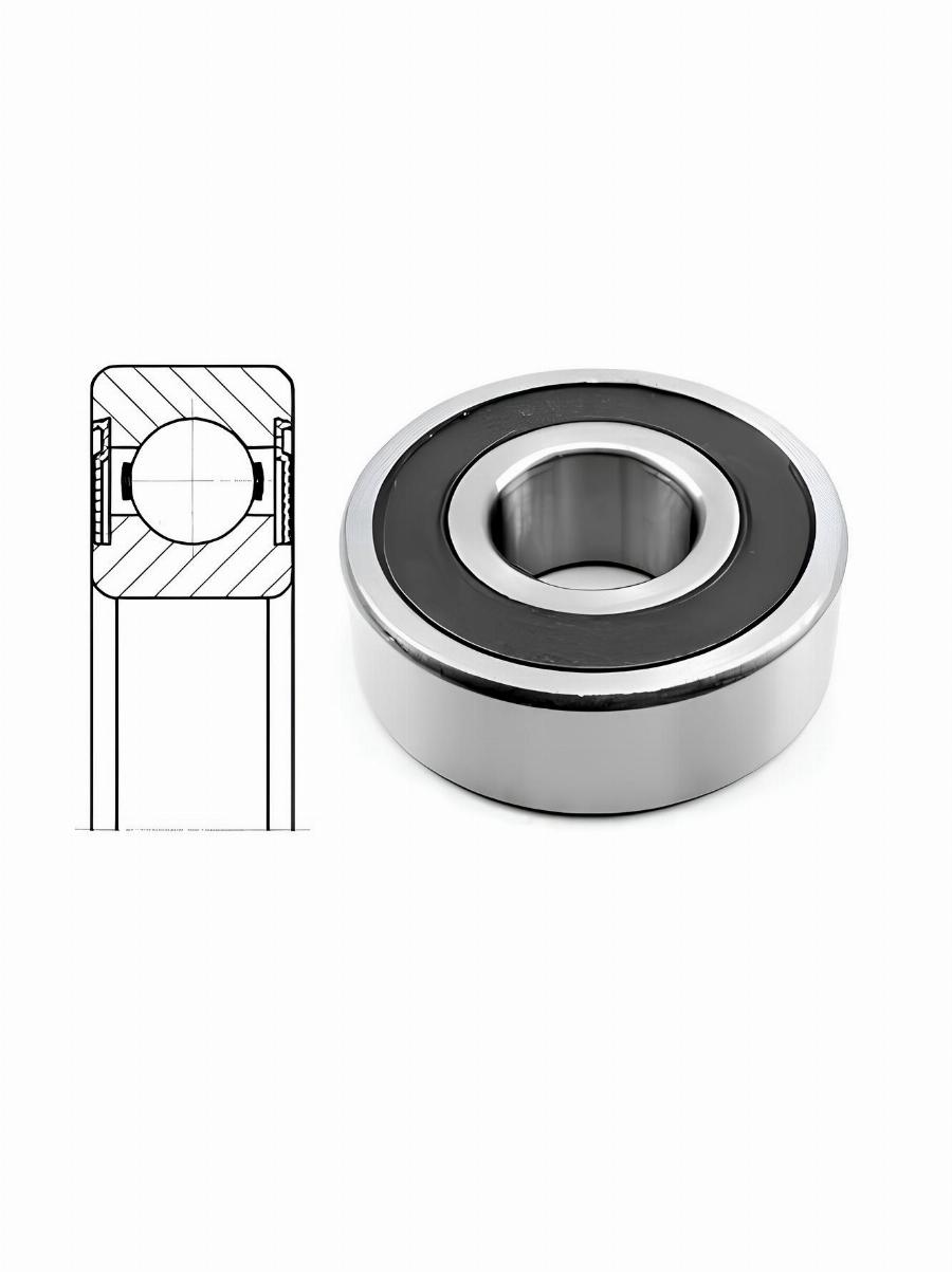 Подшипник 25*62*21 маховика закрытый КАМАЗ 1180305