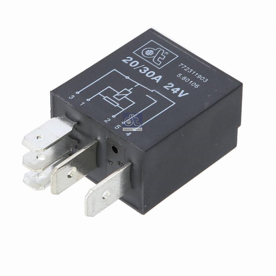 Реле стеклоочистителя 24V 20A DAF/MB/Volvo/Scania 5.80106