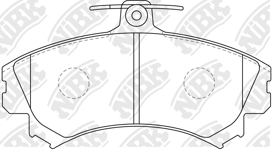Колодки дискового тормоза передние Mitsubishi Colt VI 05>/Volvo S40 96> PN3090