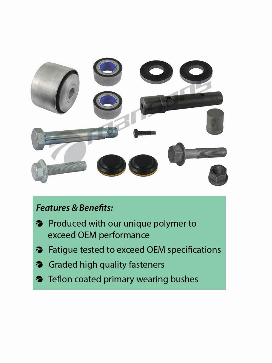 Р/к стабилизатора кабины большой DAF 95XF/F95/XF95/105 200.277