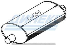 Глушитель IVECO 28390