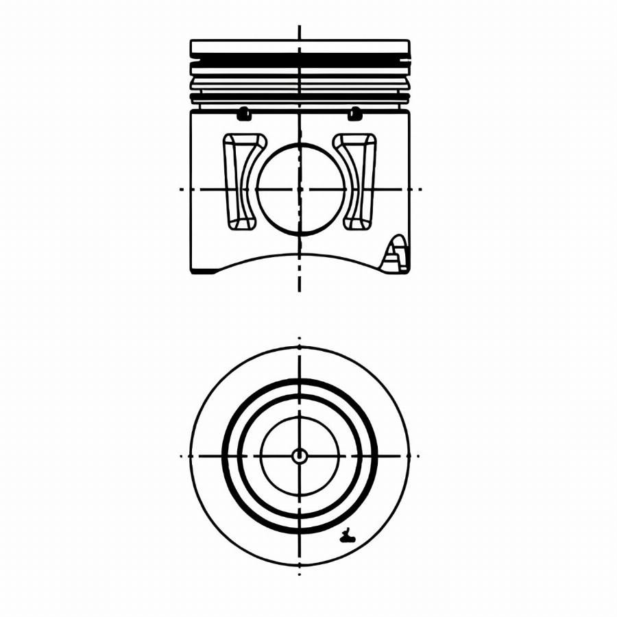 Поршнекомплект 125.00 mm STD Iveco EuroStar/Cursor/Stralis Euro3 1999--> 40339600