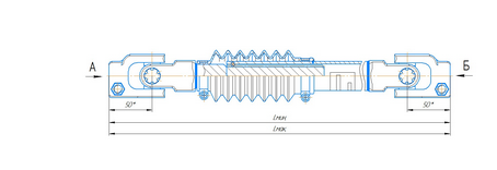 Вал карданный Volgabus АВКР.06.000.010-03.1
