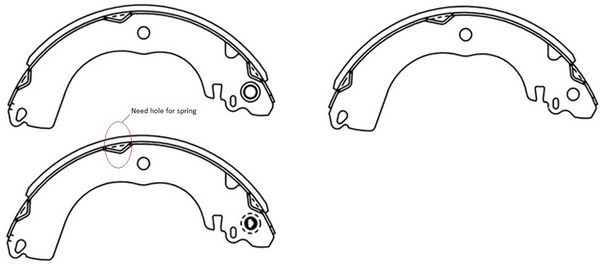Колодки тормозные барабанные задние Nissan Tiida all 07> FT0924