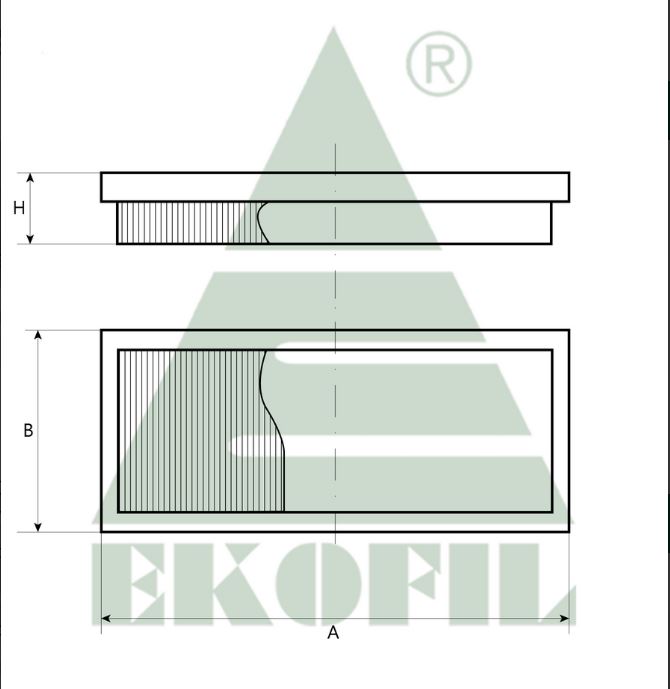 Фильтр салона Shacman X6000 EKO-04.157