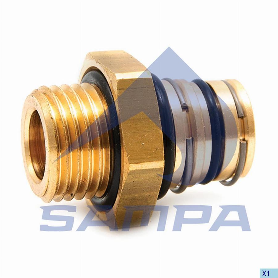 Фитинг прямой d9,5 M16*1.5 P5 096.2162