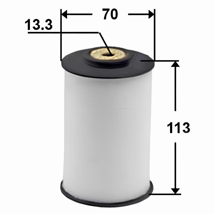 Фильтр топливный d=65 ватный малый МВ FE1011