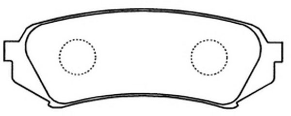Колодки дискового тормоза задние Toyota Land Cruiser 100 98-> FP0773
