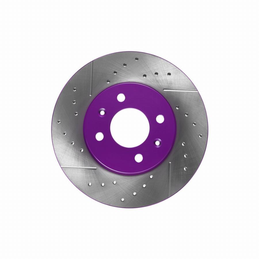 Диск тормозной передний перфорированный Hyundai Accent/Solaris/Kia Rio 1.1-1.6 10> RN11002DSET