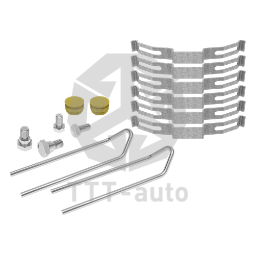 Р/к тормозных колодок пластины прижимные Wabco PAN17 16409