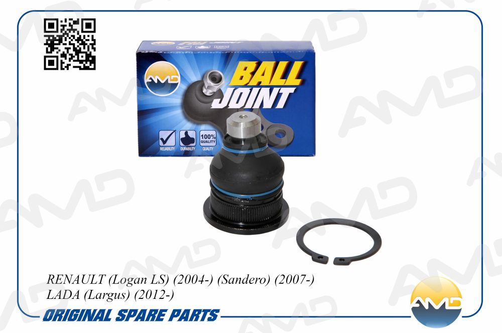 Опора шаровая нижняя L/R Renault Megane/Modus/Logan 03> AMDBJ199