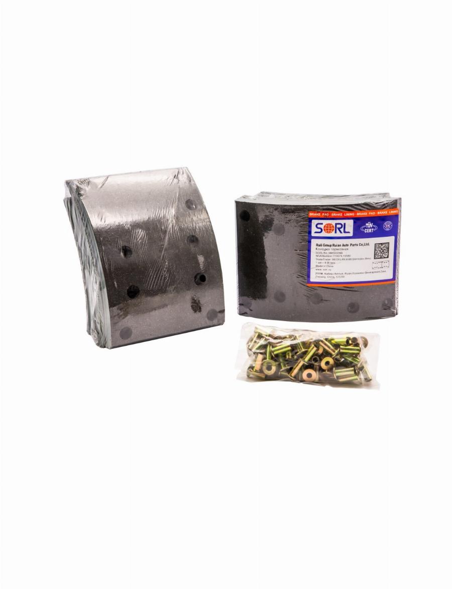 Накладка тормозная 19579 STD 410*163 перед MB/MAN HM5502AB