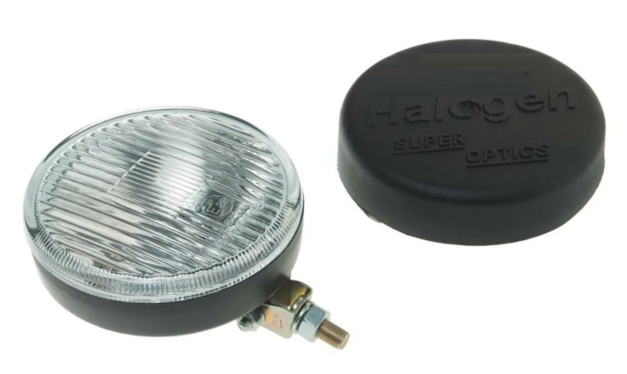 Фара п/т круглая белая с крышкой 24V 2101.3743-05