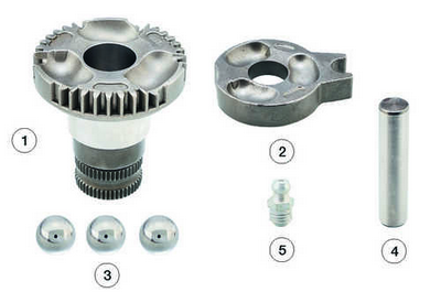 Р/к суппорта правый опора, вал, шарики, ось, смазка Meritor C/D-Lisa Volvo Bus 180.3502312