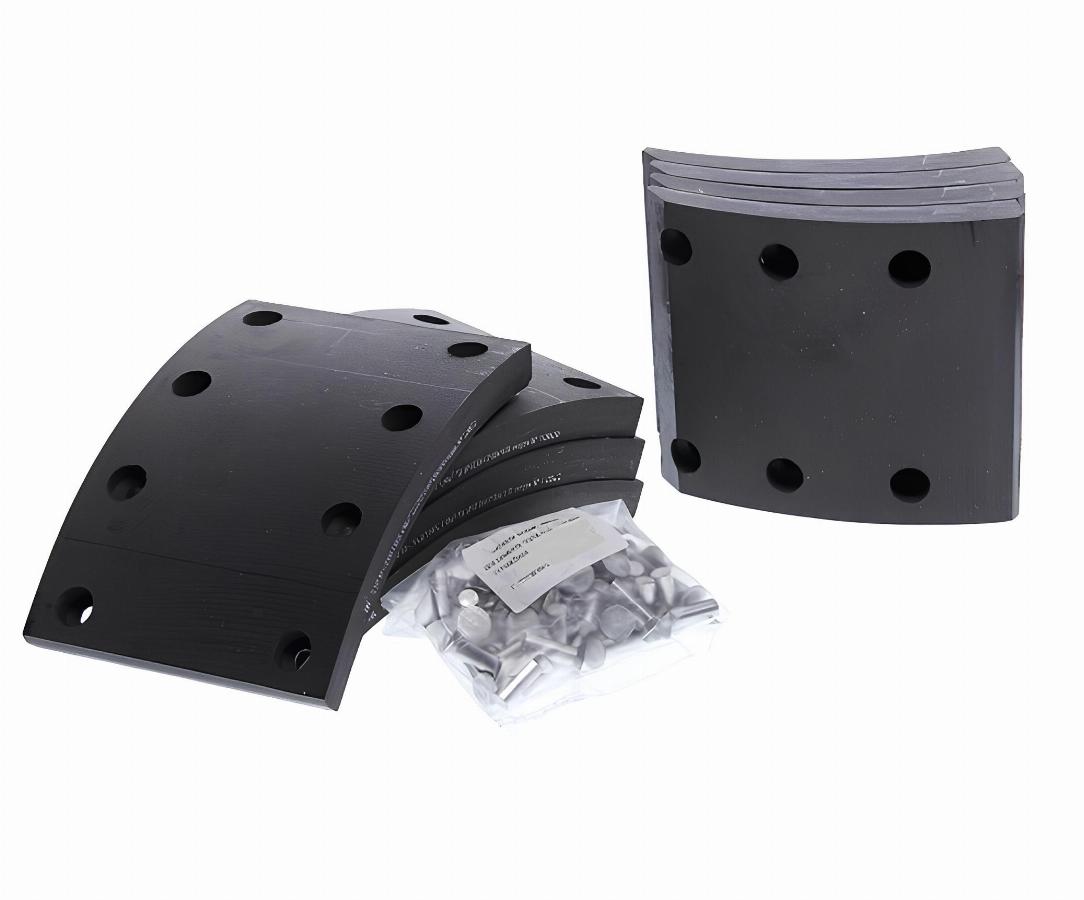 Накладка тормозная к-т 8шт.с заклепками КамАЗ-5511/53205/65115 53205-3501105-51-01к