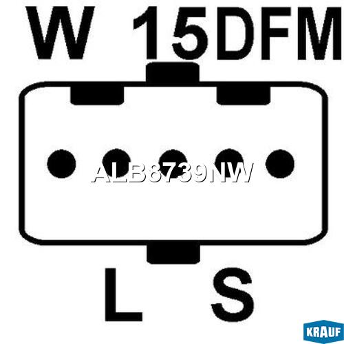 Генератор 24V 100A MB Actros/Atego ALB8739NW