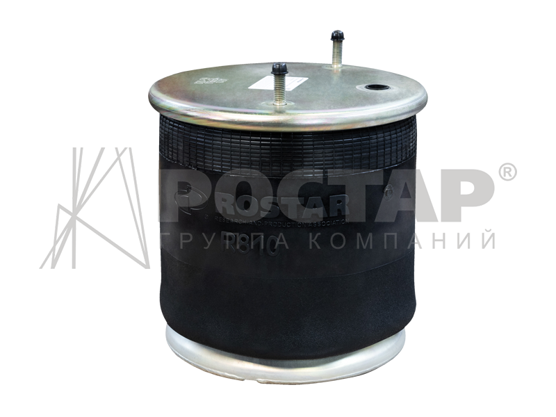 Пневморессора со сталь стаканом (2 шп.+воздух/4отв.) SAF/ROR R810DGS05