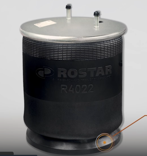 Пневмоподушка со стаканом задняя Shacman X6000 R836L2DFS15